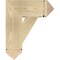 Ekena Millwork Traditional Arts & Crafts Rough Sawn Bracket, Douglas Fir, 6"W x 18"D x 22"H BKT06X18X22TRA03RDF - alternate 4